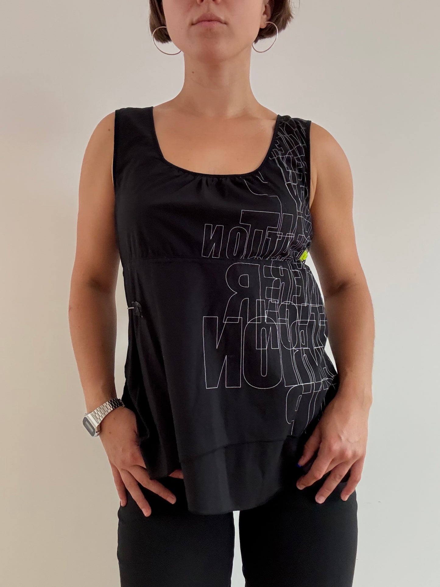 Cop Copine black bungee top