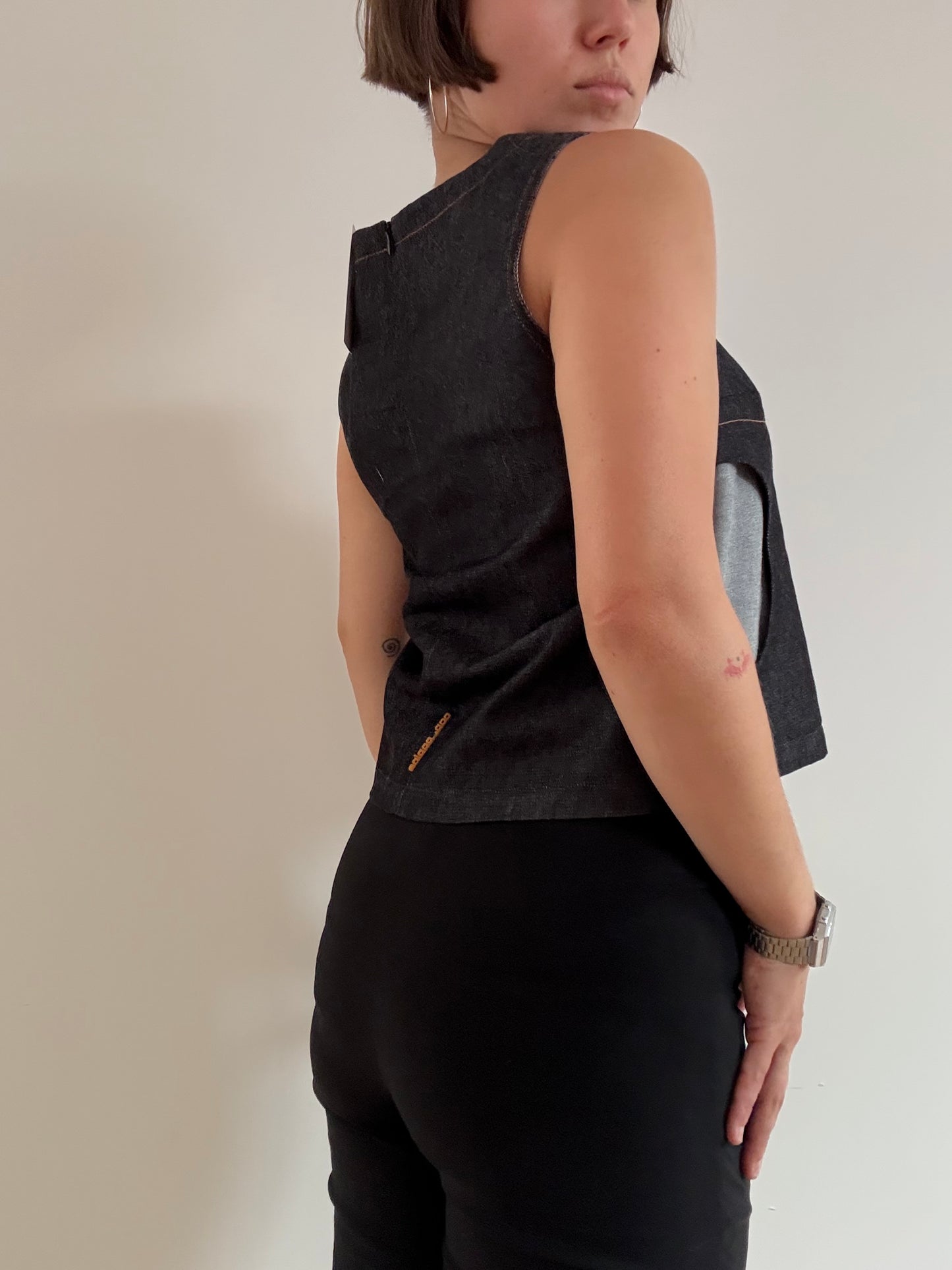 Dark denim Cop Copine tank
