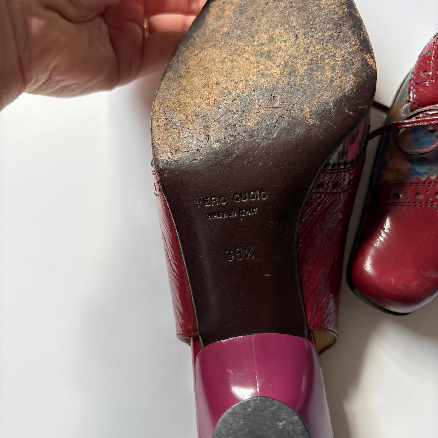 Rare SS99 Miu Miu holographic heels