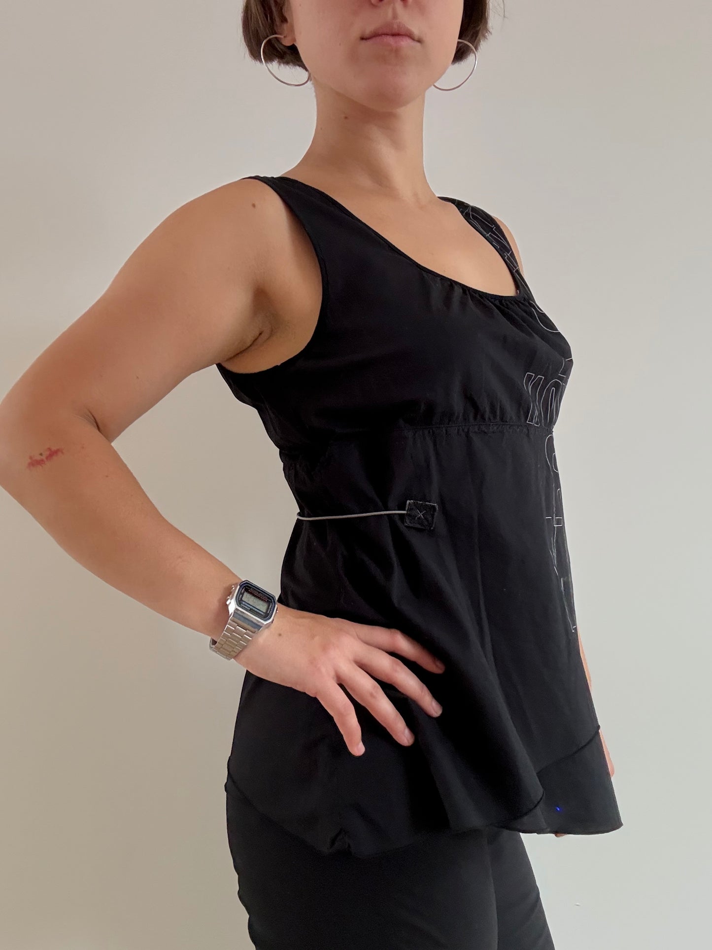 Cop Copine black bungee top