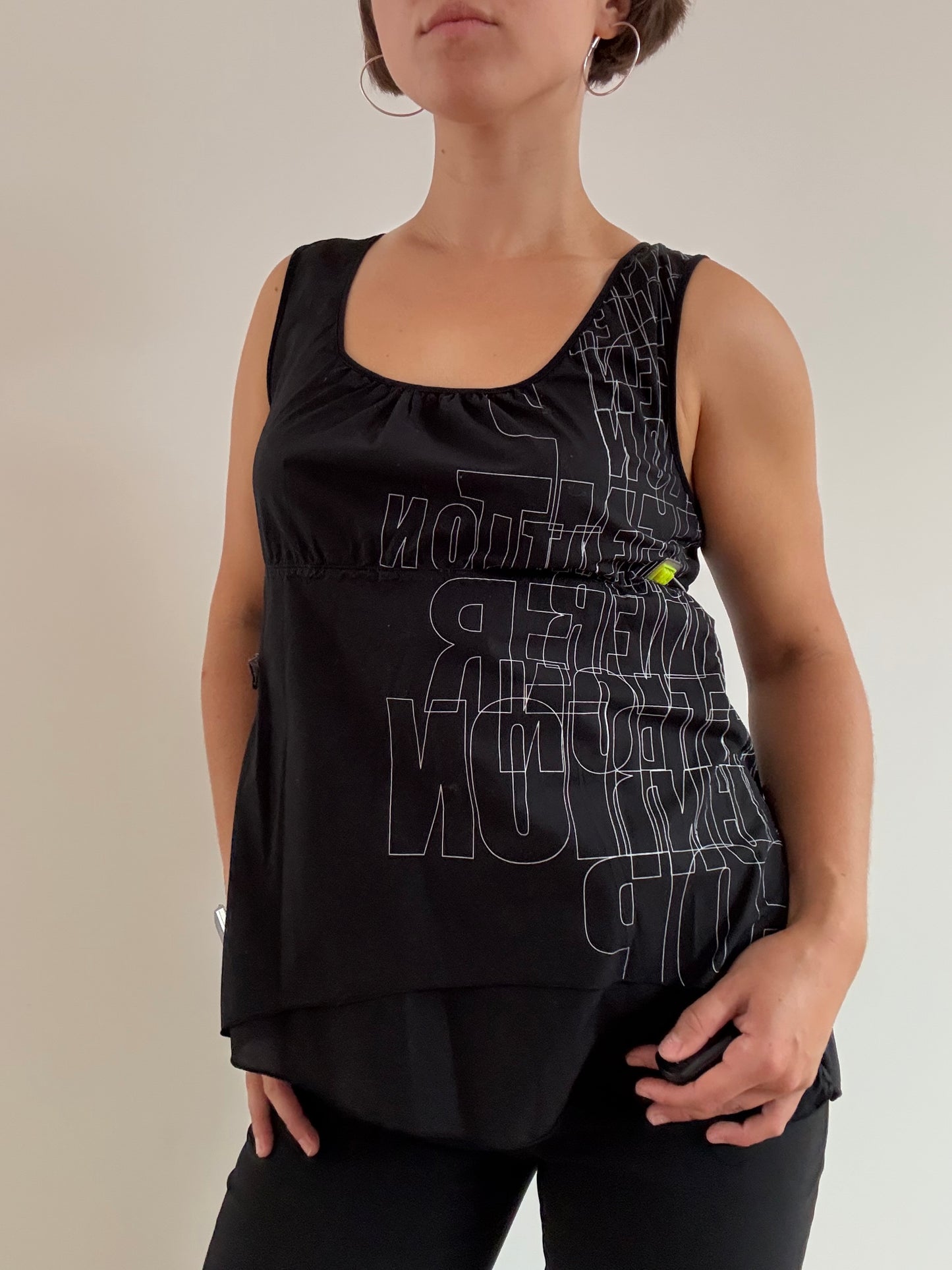 Cop Copine black bungee top