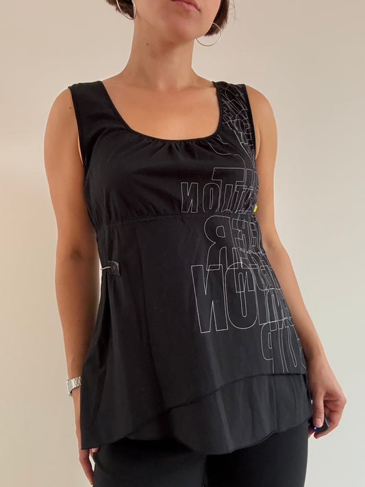 Cop Copine black bungee top