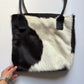 Cowhide tote bag