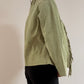 Green suede tassel jacket