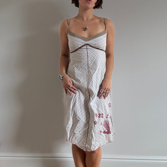 Blue and brown Cop Copine dress