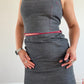 Navy Cop Copine dress with red zip