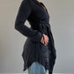 Asymmetrical Cop Copine wrap cardigan