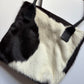 Cowhide tote bag