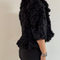 Black shearling bolero