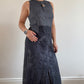 Dark denim Cop Copine dress with photo print