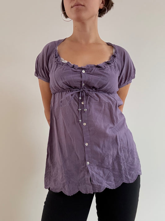Purple Cop Copine blouse