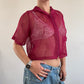 Netted purple jacket