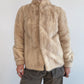 60's cream mink fur jacket
