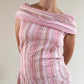Pink stripe tunic