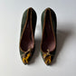 Miu Miu suede deer heels