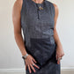 Dark denim Cop Copine dress with photo print