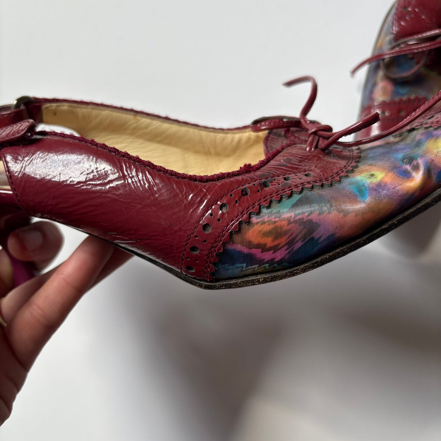 Rare SS99 Miu Miu holographic heels