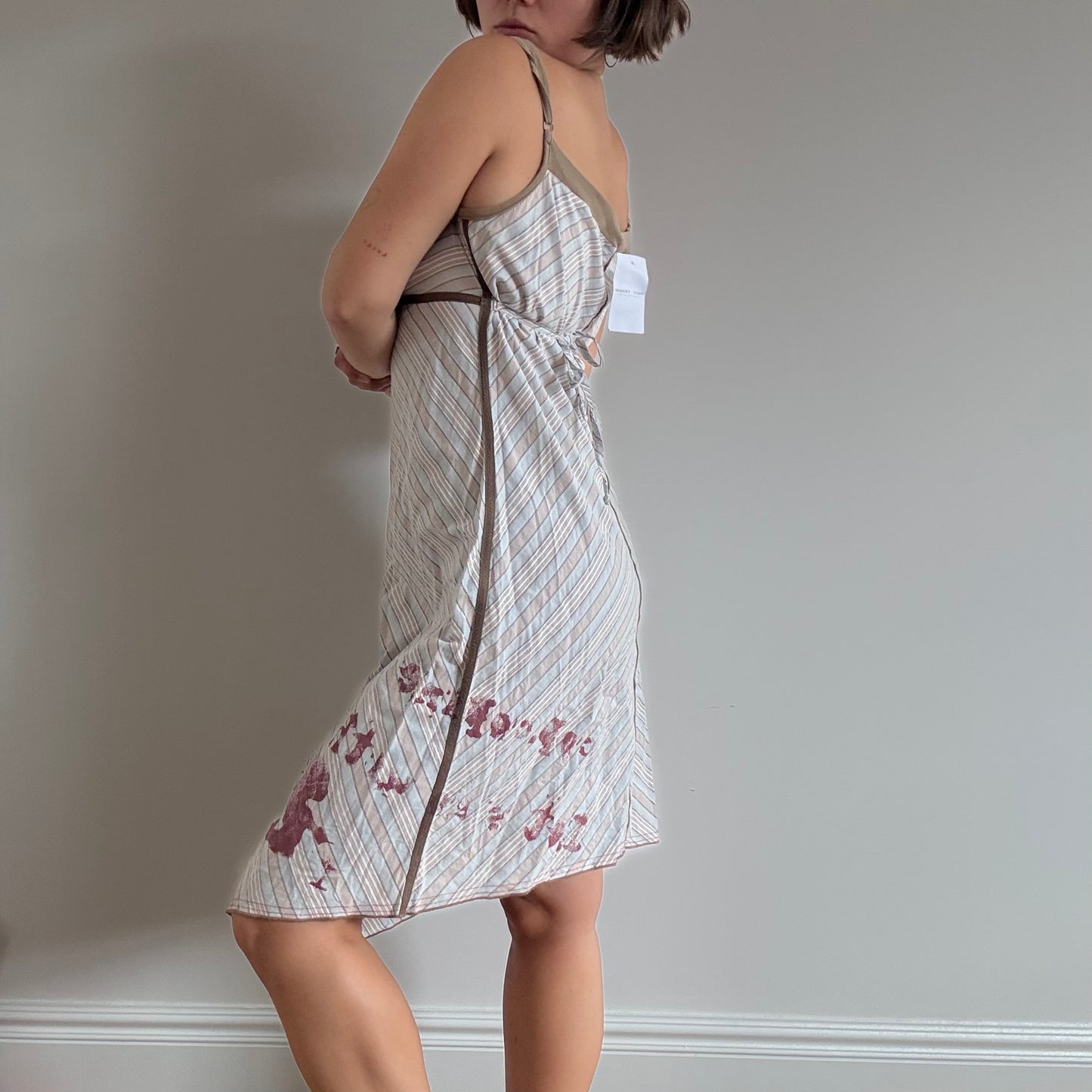 Blue and brown Cop Copine dress