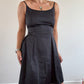Black satin Cop Copine mini dress