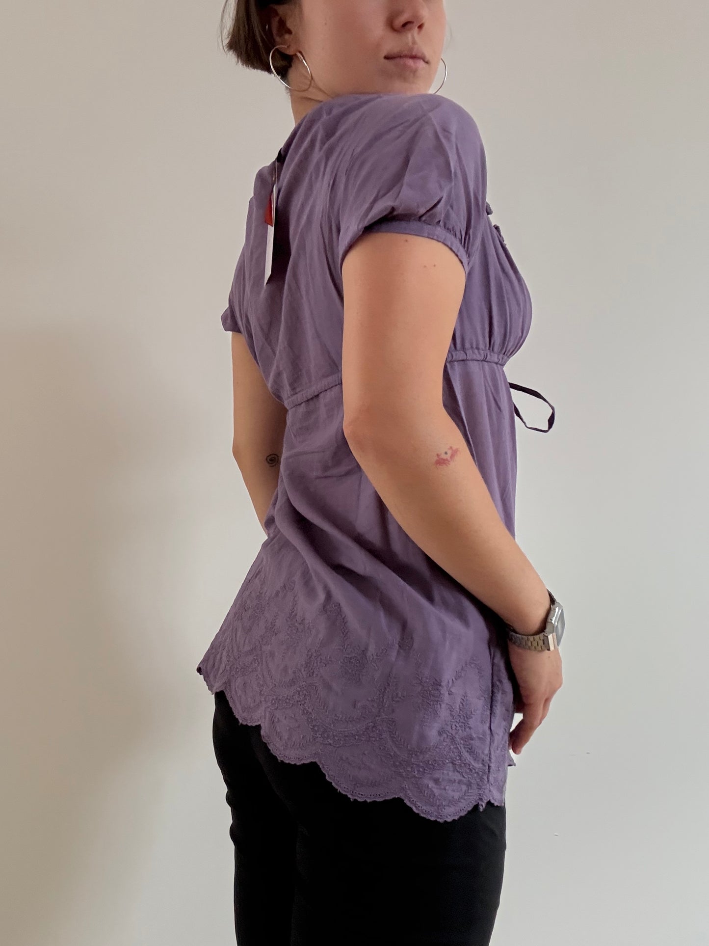 Purple Cop Copine blouse