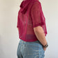 Netted purple jacket