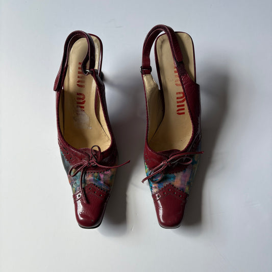 Rare SS99 Miu Miu holographic heels