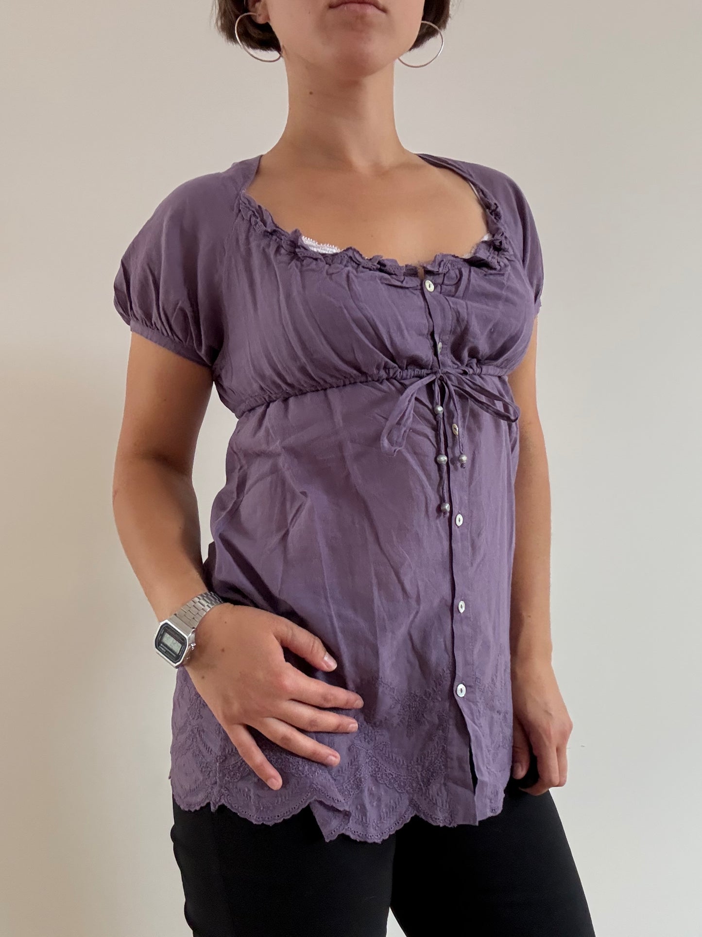 Purple Cop Copine blouse