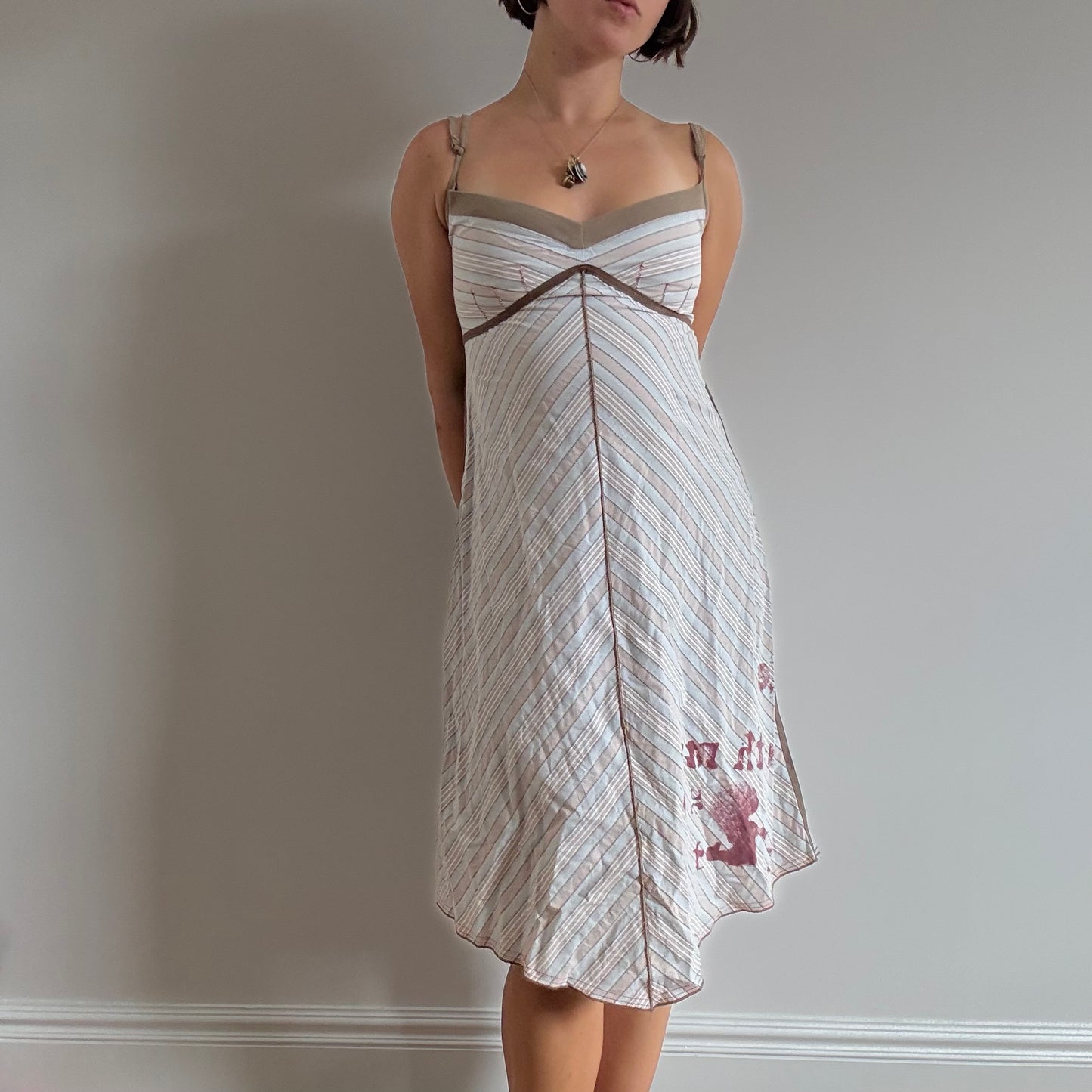 Blue and brown Cop Copine dress