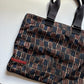 Prada sport brown and navy handbag