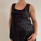Cop Copine black bungee top