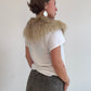 Fox fur collar