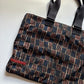 Prada sport brown and navy handbag