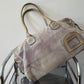 Diesel distressed leather bag