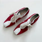 00s Miu Miu red bowling shoes