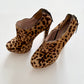 Miu Miu pony hair leopard heels