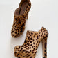 Miu Miu pony hair leopard heels