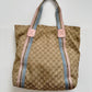 Gucci monogram pastel tote bag